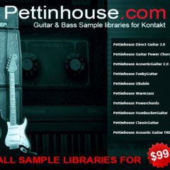 دانلود پکیج وی اس تی های گیتار Pettinhouse Guitas Bundles KONTAKT