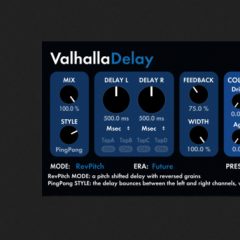 دانلود آخرین نسخه پلاگین Valhalla DSP ValhallaDelay v1.0.6.2/v1.0.6 (WIN OSX)-R2R