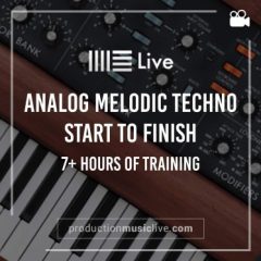 دانلود آموزش Analog Melodic Techno Track from Start To Finish TUTORiAL