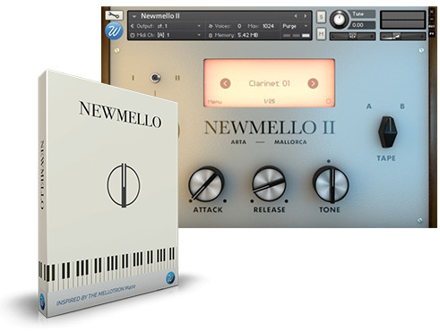 دانلود وی اس تی صفحه کلید پلی فونیک Wavesfactory Newmello II