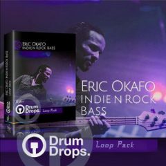 دانلود پکیج لوپ گیتار بیس DrumDrops Eric OKafo Indie N Rock Bass WAV