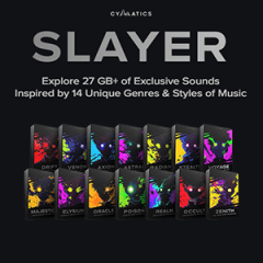دانلود پکیج لوپ ، سمپل و پریست Cymatics SLAYER Production Suite Wav Midi Presets