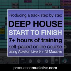 دانلود آموزش Production Music Live Deep House Track From Start To Finish TUTORiAL