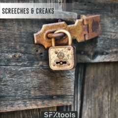 دانلود بانک صدای افکت صوتی قفل درب SFXtools Screeches and Creaks WAV