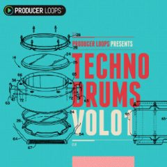 دانلود پکیج لوپ و سمپل درام Producer Loops Techno Drums Vol 1 WAV